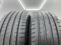 USED 18 INCH GENUINE BMW STYLE 208 1 SERIES M SPORT ALLOY WHEELS,WIDE REARS, FULLY REFURBED INC GOOD TYRES 5x120