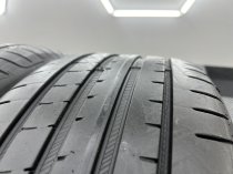 USED 18 INCH GENUINE BMW STYLE 208 1 SERIES M SPORT ALLOY WHEELS,WIDE REARS, FULLY REFURBED INC GOOD TYRES 5x120
