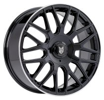NEW 19 INCH FOX VR3 ALLOY WHEELS IN GLOSS BLACK WITH POLISHED LIP AND DEEPER 9″ REAR OPTION 5x120/112