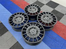 NEW 18 INCH FOX RZO ALLOY WHEELS IN SATIN BLACK LOAD RATED 1000KG FORD TRANSIT CUSTOM 5x160