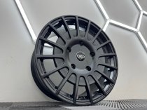 New 18 Inch MSRT Style RZO Alloy Wheels In Satin Black Load Rated 1050KG Ford Transit Custom 5x160