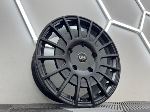 New 18 Inch MSRT Style RZO Alloy Wheels In Satin Black Load Rated 1050KG Ford Transit Custom 5x160