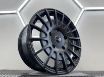New 18 Inch MSRT Style RZO Alloy Wheels In Satin Black Load Rated 1050KG Ford Transit Custom 5x160