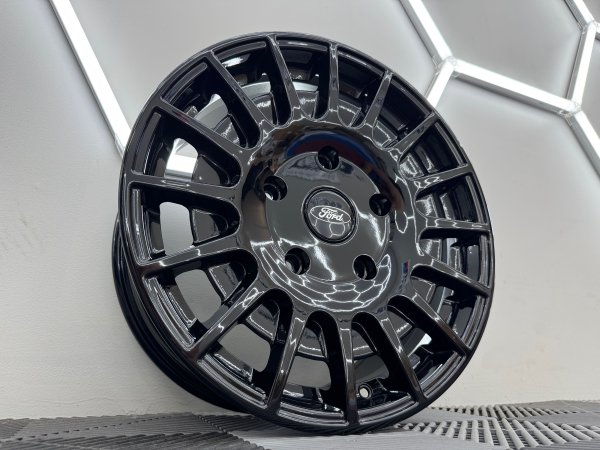 New 18 Inch MSRT Style RZO Alloy Wheels In Gloss Black Load Rated 1250KG Ford Transit Custom 5x160