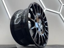 New 18 Inch MSRT Style RZO Alloy Wheels In Gloss Black Load Rated 1250KG Ford Transit Custom 5x160