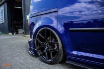 NEW 19 INCH VEEMANN VC580R ALLOY WHEELS IN GLOSS BLACK, DEEPER CONCAVE 9.5" ALL ROUND 5x112