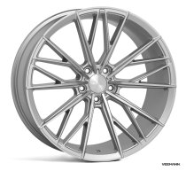 NEW 19 INCH VEEMANN V-FS60 ALLOY WHEELS IN SILVER MACHINED WITH DEEPER CONCAVE 9.5″ REAR OPTION 5x112