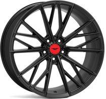 NEW 19 INCH VEEMANN V-FS60 ALLOY WHEELS IN GLOSS BLACK WITH DEEPER CONCAVE 9.5" REAR OPTION 5x112