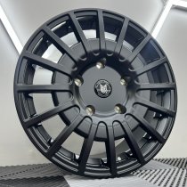NEW 20 INCH FOX RZO ALLOY WHEELS IN SATIN BLACK LOAD RATED 1000KG FORD TRANSIT CUSTOM 5X160