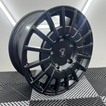 NEW 20 INCH FOX RZO ALLOY WHEELS IN SATIN BLACK LOAD RATED 1000KG FORD TRANSIT CUSTOM 5X160