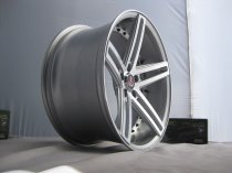 NEW 20 INCH AXE EX20 ALLOY WHEELS IN SILVER WITH POLISHED FACE AND BARREL, DEEPER CONCAVE 10" REAR OPTION