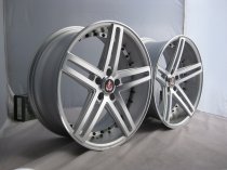 NEW 20 INCH AXE EX20 ALLOY WHEELS IN SILVER WITH POLISHED FACE AND BARREL, DEEPER CONCAVE 10" REAR OPTION