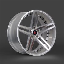 NEW 20 INCH AXE EX20 ALLOY WHEELS IN SILVER WITH POLISHED FACE AND BARREL, DEEPER CONCAVE 10" REAR OPTION