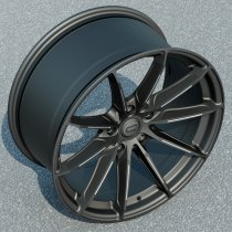NEW 20 INCH C9 CORTEZ ALLOY WHEELS IN MATT GUNMETAL WITH DEEPER CONCAVE 10" REAR OPTION 5x112