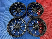 NEW 20 INCH C9 CORTEZ ALLOY WHEELS IN GLOSS BLACK WITH MILLED ACCENT SPOKES 8.5" ET45 ALL ROUND 5x112
