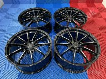 NEW 20 INCH C9 CORTEZ ALLOY WHEELS IN GLOSS BLACK WITH MILLED ACCENT SPOKES 8.5" ET45 ALL ROUND 5x112