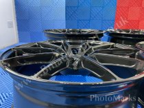 NEW 20 INCH C9 CORTEZ ALLOY WHEELS IN GLOSS BLACK WITH DEEPER CONCAVE 10" REAR OPTION TO SUIT FORD MUSTANG 5x114