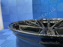 NEW 20 INCH C9 CORTEZ ALLOY WHEELS IN GLOSS BLACK WITH DEEPER CONCAVE 10" REAR OPTION TO SUIT TESLA MODEL 3 Y 5x114