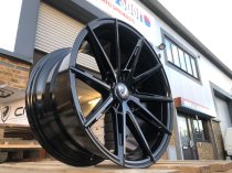 NEW 18 INCH C9 CHRONOS ALLOY WHEELS IN GLOSS BLACK 5x112