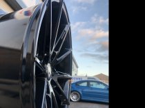 NEW 18 INCH C9 CHRONOS ALLOY WHEELS IN GLOSS BLACK 5x112