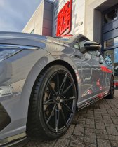 NEW 19 INCH C9 CHRONOS ALLOY WHEELS IN GLOSS BLACK 8.5" ET45 ALL ROUND 5x112
