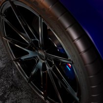 NEW 19 INCH C9 CHRONOS ALLOY WHEELS IN MATT BLACK WITH DEEPER CONCAVE 9.5" REAR OPTION 5x120