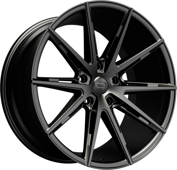 NEW 19 INCH C9 CHRONOS ALLOY WHEELS IN MATT BLACK WITH DEEPER CONCAVE 9.5" REAR OPTION 5x120