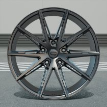NEW 20 INCH C9 CHRONOS ALLOY WHEELS IN MATT BLACK VW TRANSPORTER FIT 5X120