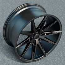 NEW 20 INCH C9 CHRONOS ALLOY WHEELS IN MATT BLACK VW TRANSPORTER FIT 5X120