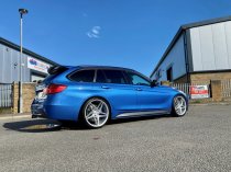 NEW 20 INCH VEEMANN V-FS46 ALLOY WHEELS IN SILVER MACHINED WITH DEEPER CONCAVE 10" REAR OPTION 5x112