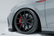 NEW 20 INCH VEEMANN V-FS48 ALLOY WHEELS IN GLOSS BLACK WITH DEEPER CONCAVE 10" REAR OPTION 5x112
