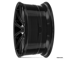 NEW 20 INCH VEEMANN V-FS48 ALLOY WHEELS IN GLOSS BLACK WITH DEEPER CONCAVE 10" REAR OPTION 5x112