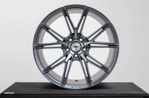 NEW 20 INCH VEEMANN V-FS49 ALLOY WHEELS IN GRAPHITE SMOKE MACHINED WITH DEEPER CONCAVE 10" REAR OPTION 5x112