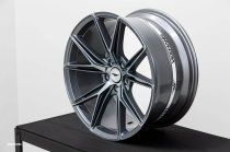 NEW 20 INCH VEEMANN V-FS49 ALLOY WHEELS IN GRAPHITE SMOKE MACHINED WITH DEEPER CONCAVE 10" REAR OPTION 5x112