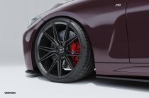 NEW 20 INCH VEEMANN V-FS49 ALLOY WHEELS IN GLOSS BLACK WITH DEEPER CONCAVE 10" REAR OPTION 5x112