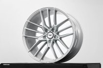 NEW 20 INCH VEEMANN V-FS53 ALLOY WHEELS IN SILVER WITH POLISHED FACE AND DEEPER CONCAVE 10" REAR OPTION 5x112