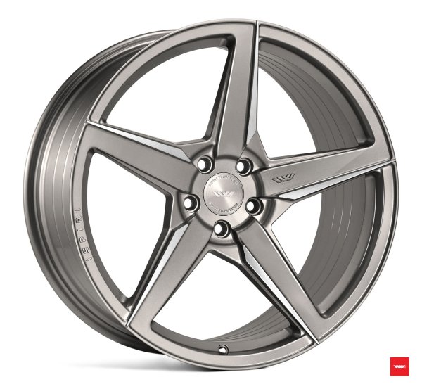 NEW 21 INCH ISPIRI FFR5 ALLOY WHEELS IN CARBON GREY BRUSHED WITH DEEPER CONCAVE 10.5" REARS 5x112