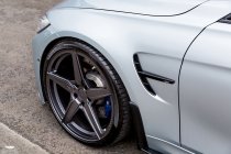 NEW 21 INCH ISPIRI FFR5 ALLOY WHEELS IN CARBON GRAPHITE, DEEPER CONCAVE 10.5" ALL ROUND 5x112