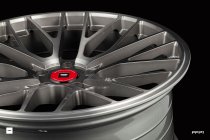 NEW 21 INCH ISPIRI FFP1 ALLOY WHEELS IN CARBON GREY BRUSHED WITH DEEPER CONCAVE 10.5" REARS 5x112