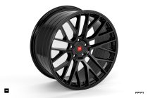 NEW 21 INCH ISPIRI FFP1 ALLOY WHEELS IN CORSA GLOSS BLACK WITH DEEPER CONCAVE 10.5" REARS 5x112