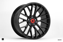 NEW 21 INCH ISPIRI FFP1 ALLOY WHEELS IN CORSA GLOSS BLACK WITH DEEPER CONCAVE 10.5" REARS 5x112