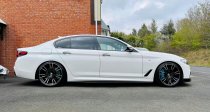 NEW 20 INCH 706 MG355 STYLE ALLOY WHEELS IN GLOSS BLACK WITH POLISHED FACE,FLOW FORMED, DEEPER CONCAVE 10.5" REARS 5x112