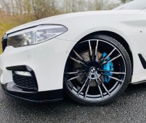 NEW 20 INCH 706 MG355 STYLE ALLOY WHEELS IN GLOSS BLACK WITH POLISHED FACE,FLOW FORMED, DEEPER CONCAVE 10.5" REARS 5x112
