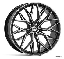 NEW 22 INCH VEEMANN V-FS51 ALLOY WHEELS IN GLOSS BLACK MACHINED WITH DEEPER CONCAVE 10.5″ REARS 5x120