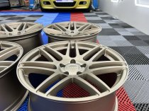 NEW 19 INCH STROM STR3 ALLOY WHEELS IN SATIN BRONZE WITH DEEPER CONCAVE 10" OR 11" REARS 5x120