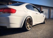 NEW 19 INCH STROM STR3 ALLOY WHEELS IN SATIN BRONZE WITH DEEPER CONCAVE 10" OR 11" REARS 5x120