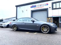 NEW 19 INCH STROM STR3 ALLOY WHEELS IN SATIN BRONZE WITH DEEPER CONCAVE 10" OR 11" REARS 5x120