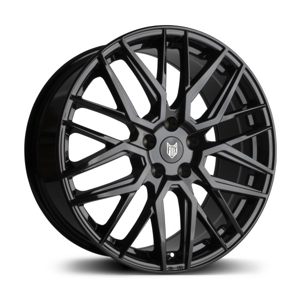 NEW 19 INCH FOX BMA S1 ALLOY WHEELS IN GLOSS BLACK WITH WIDER 8.5" REAR OPTION 5x120