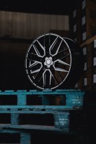 NEW 19 INCH FOX BMA S1 ALLOY WHEELS IN GLOSS BLACK WITH WIDER 8.5" REAR OPTION 5x120