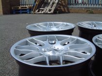 NEW SINGLE 19 x 8.5 INCH ET38 ATOMIC CSL ALLOY WHEEL IN HYPER SILVER 5x120